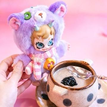 Boonaz Mistevil Manor Soft Plushie Keychain, Stuffed Animal Bag Clip, Cute Horror Doll Ornament