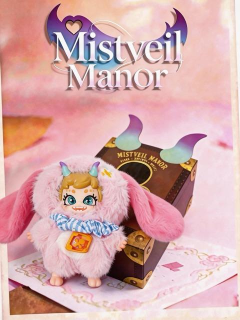 Boonaz Mistevil Manor Soft Plushie Keychain, Stuffed Animal Bag Clip, Cute Horror Doll Ornament