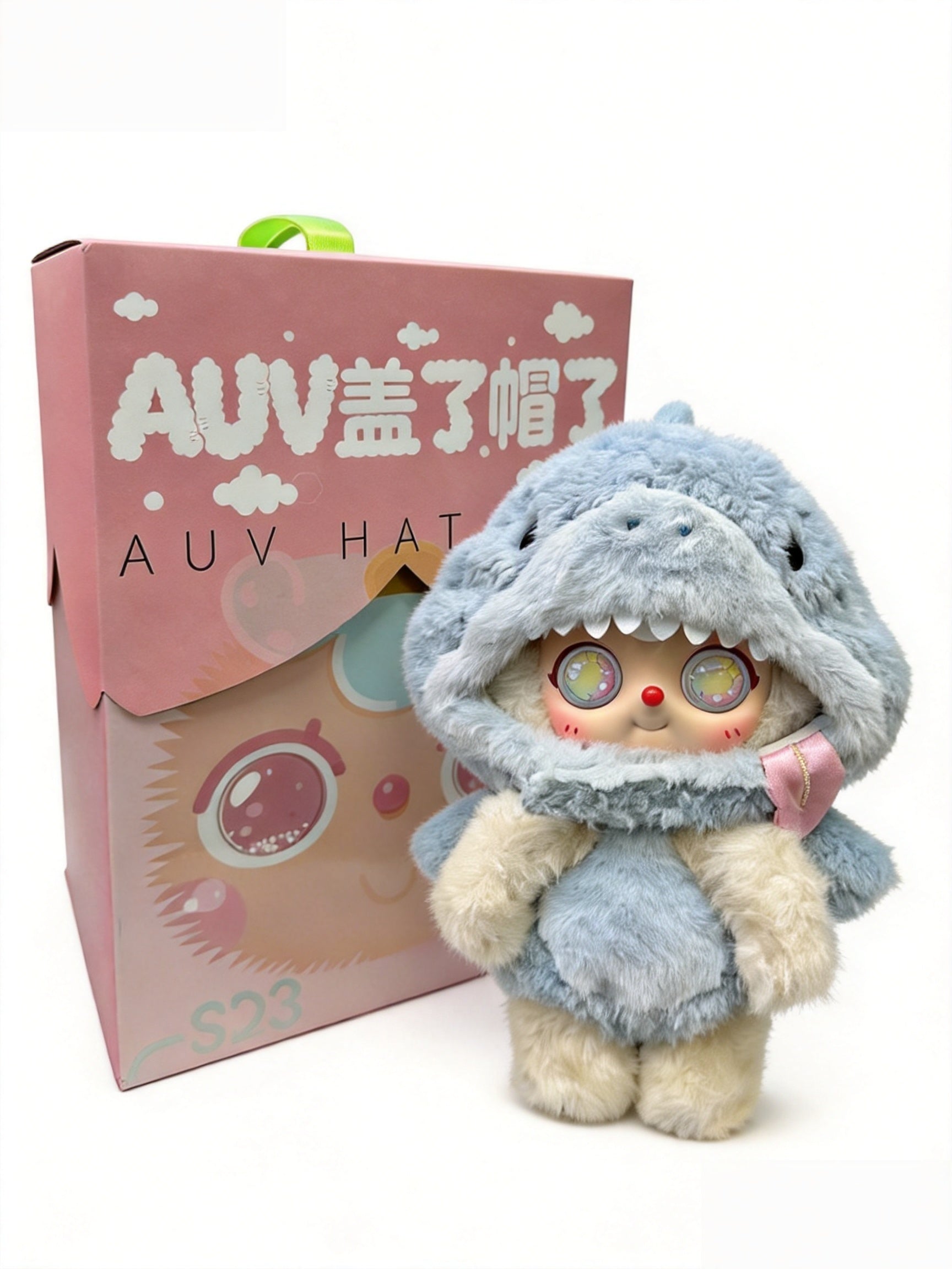 [600%] AUV Hat Hat Series Resin Plush Toy - SD3 Mouse to Three Trendy Blind Box Collectibles