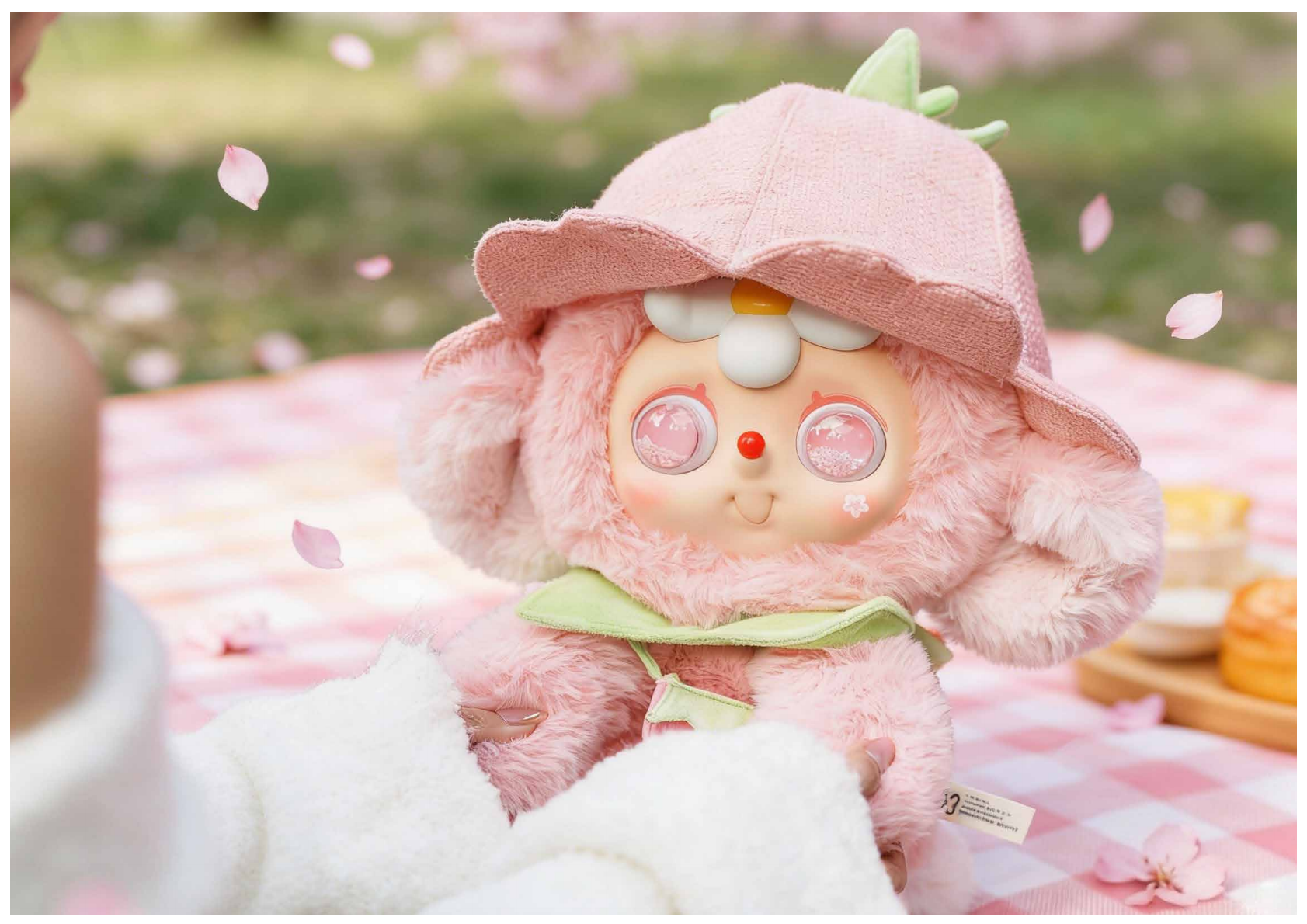 [600%] AUV Hat Hat Series Resin Plush Toy - SD3 Mouse to Three Trendy Blind Box Collectibles