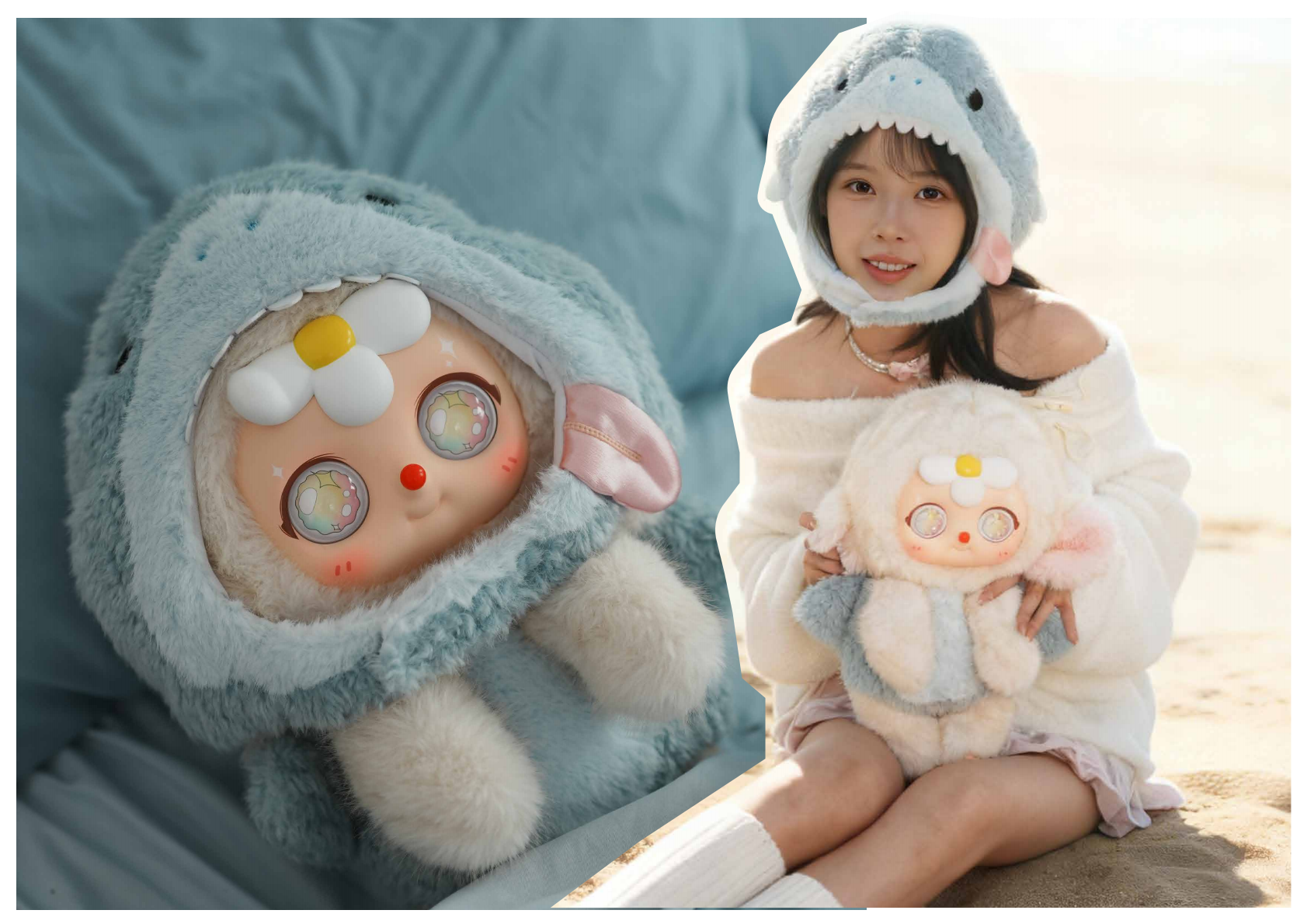 [600%] AUV Hat Hat Series Resin Plush Toy - SD3 Mouse to Three Trendy Blind Box Collectibles