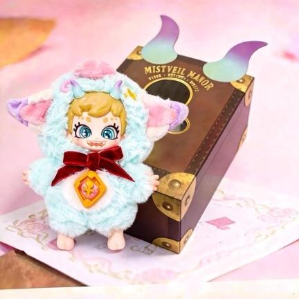Boonaz Mistevil Manor Soft Plushie Keychain, Stuffed Animal Bag Clip, Cute Horror Doll Ornament