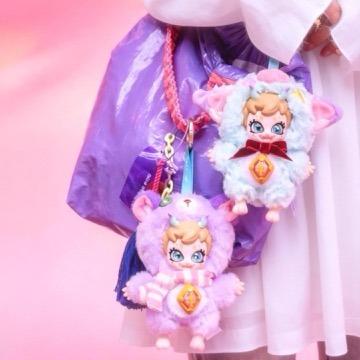Boonaz Mistevil Manor Soft Plushie Keychain, Stuffed Animal Bag Clip, Cute Horror Doll Ornament